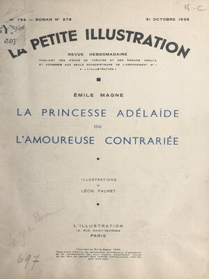 cover image of La princesse Adélaïde